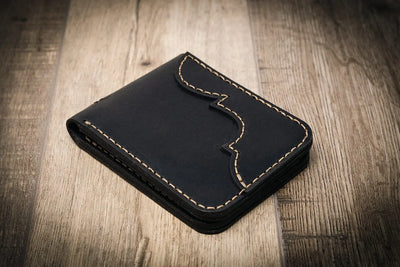 Western Bifold Wallet Bull Sheath Leather