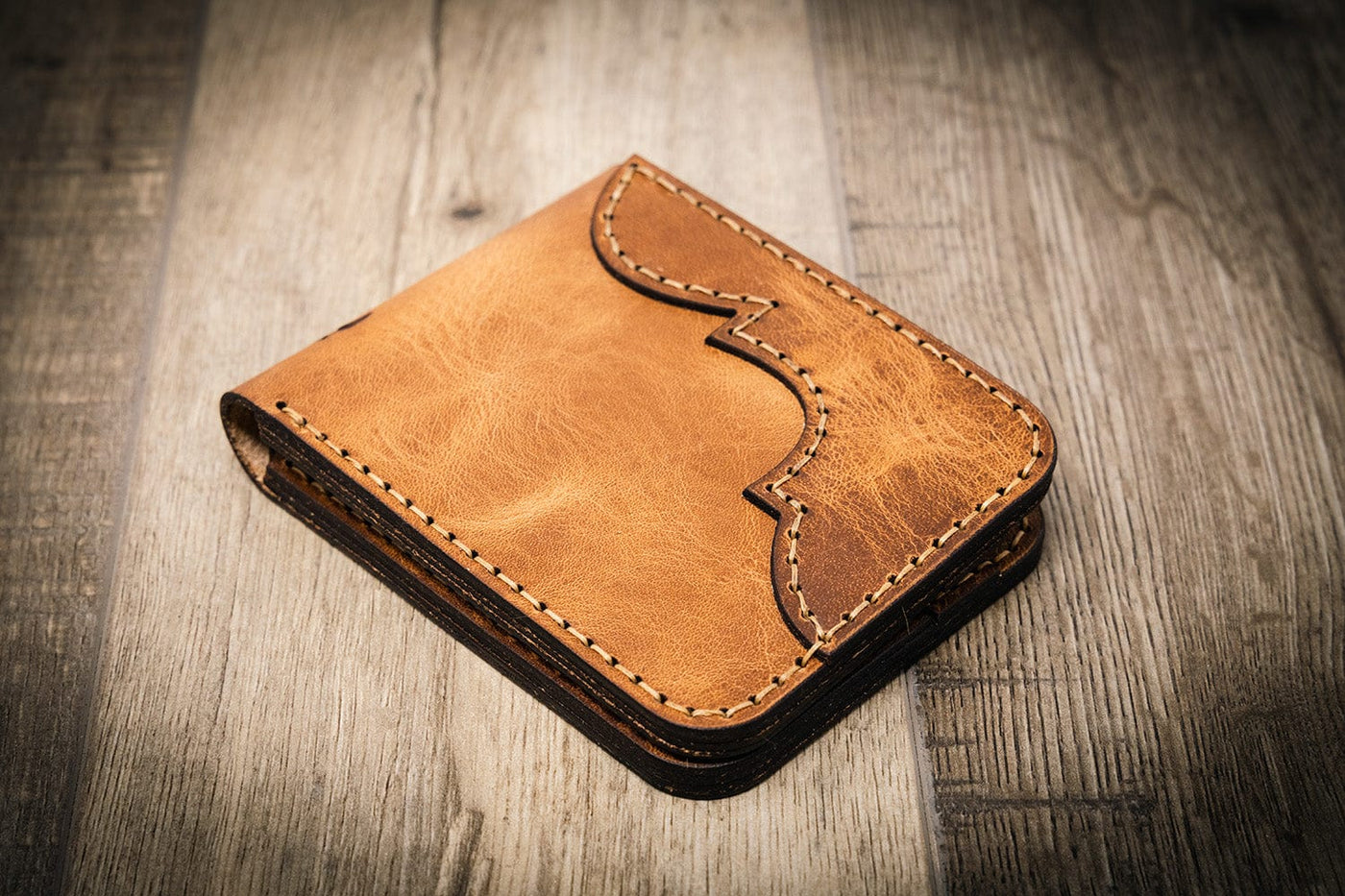 Balini Genuine Leather Cowboy Wallet Brown