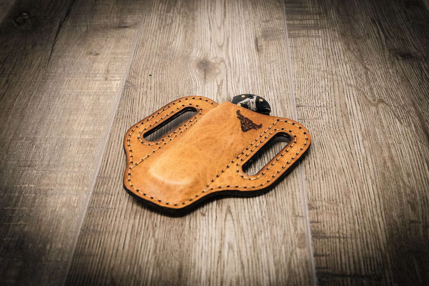 Leather Knife Sheath | Custom Knife Sheath - Brandy