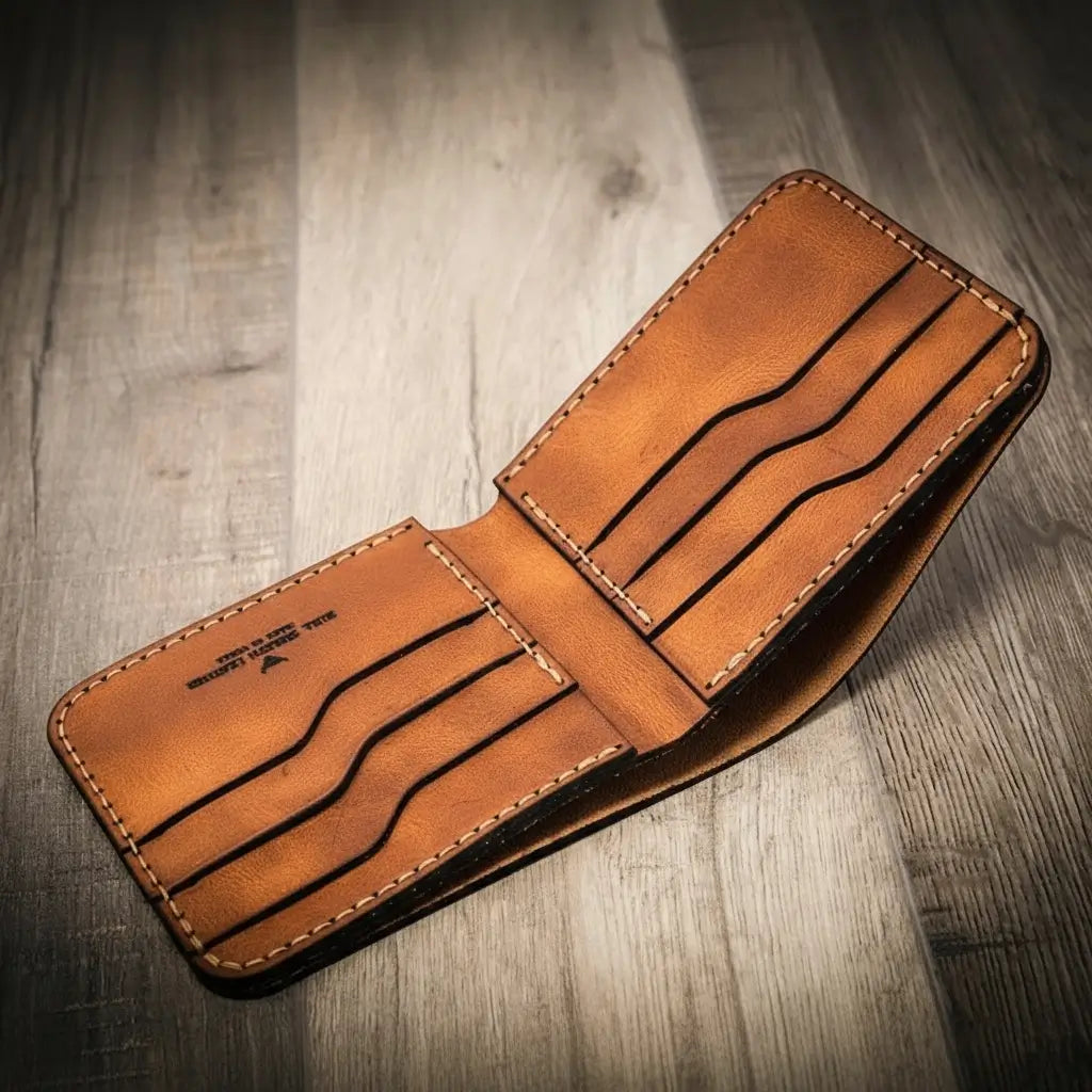 Mens Leather Bifold Wallet
