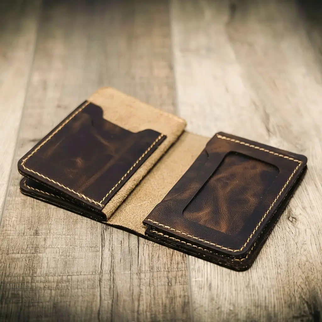 Federal Badge Wallet Small - Walnut