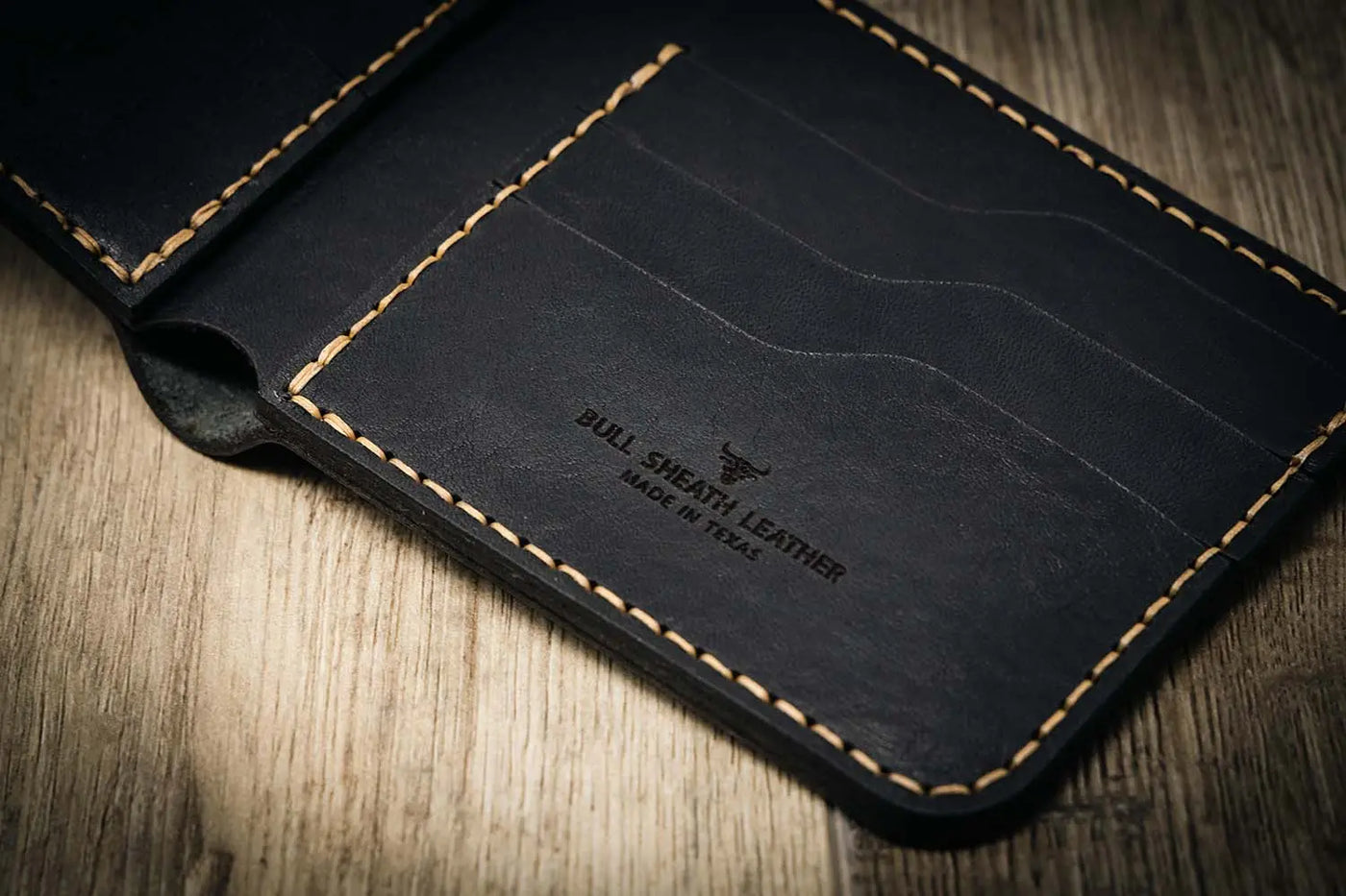 Large Black Bifold Wallet