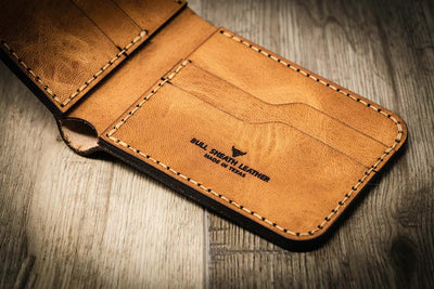 Handmade Leather Bifold Wallet