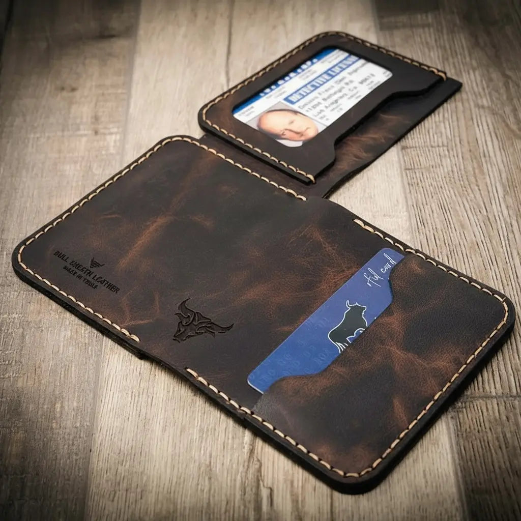 Minimalist Cop Wallet - Walnut
