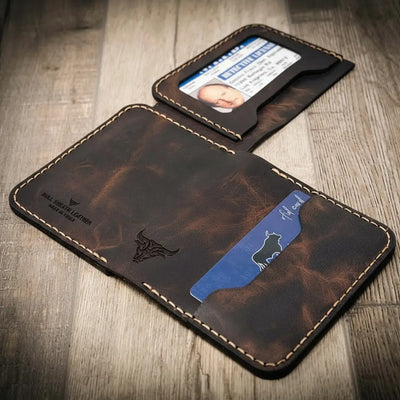 Minimalist Cop Wallet - Walnut
