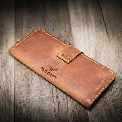 Sunshine Ladies Long Wallet - Saddle Tan