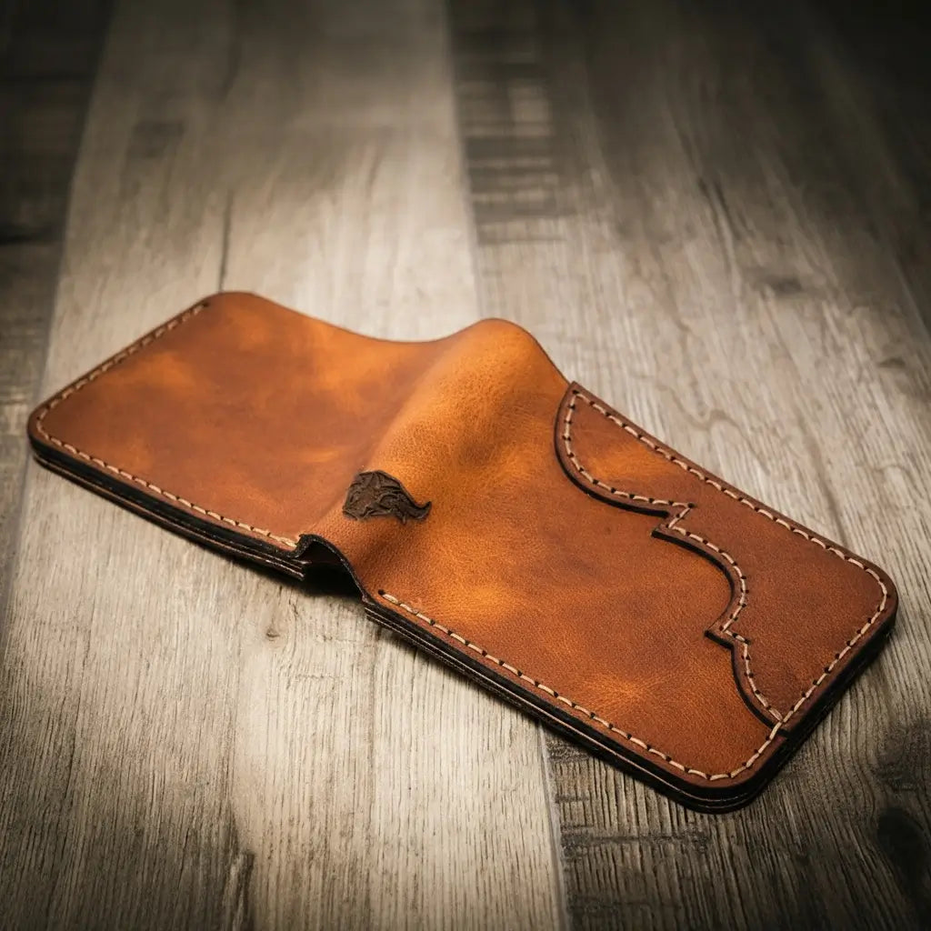 Chestnut Western Wallet
