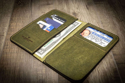 Law Enforcement Long Badge Wallet made in the USA