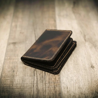 Federal Badge Wallet Small - Walnut