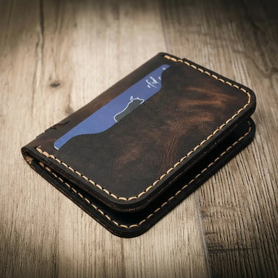 Small Leather Card Wallet
