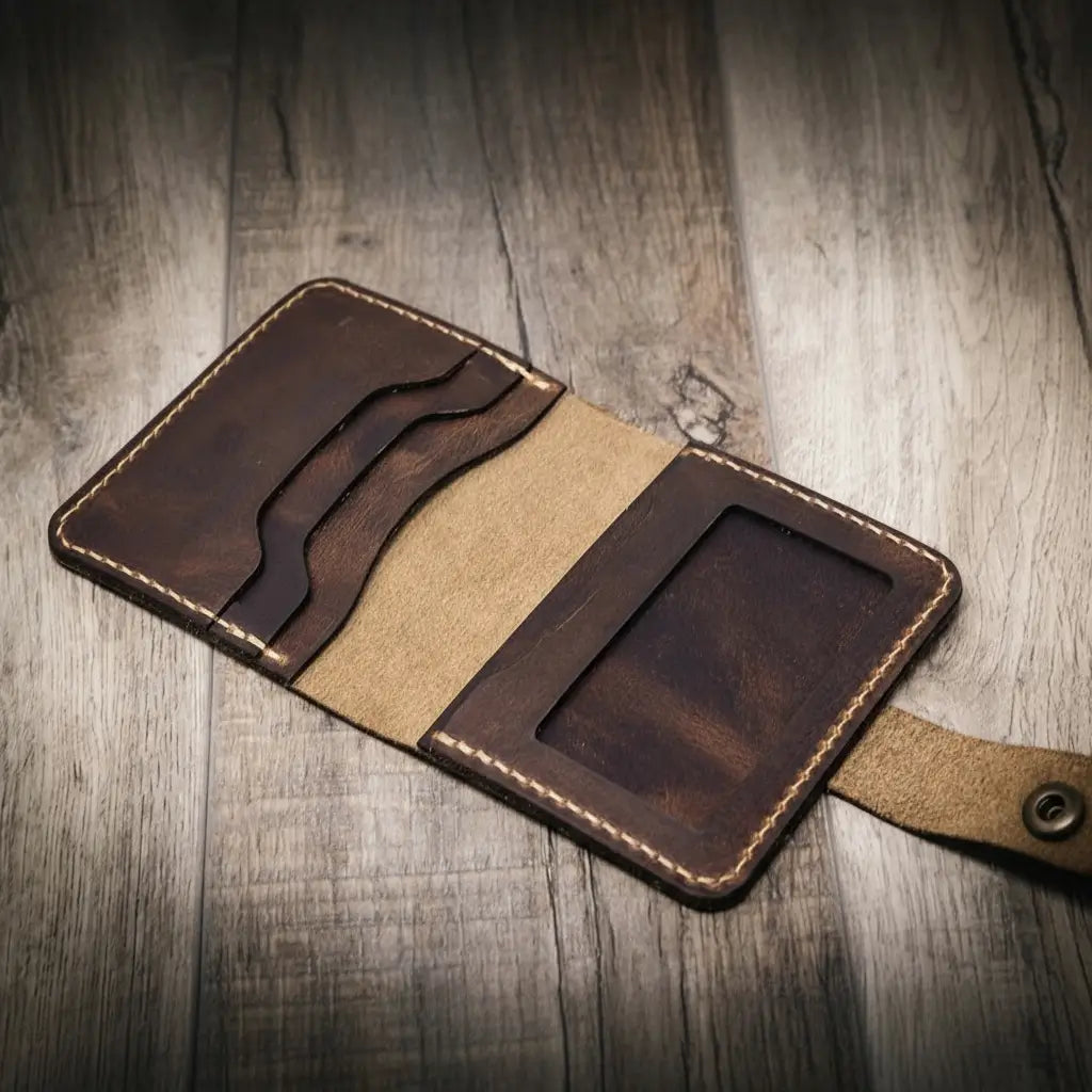 Victory Ladies Minimalist Wallet - Walnut