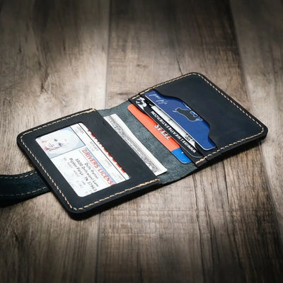 Victory Ladies Minimalist Wallet - Black