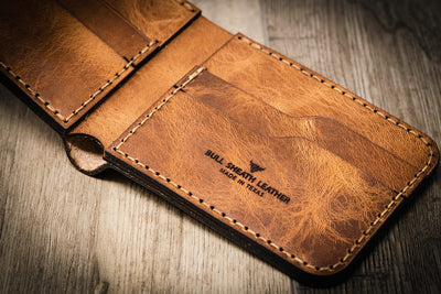 Western Cowboy Wallet Genuine Leather Rooster Bi-Fold Long Wallet for Men