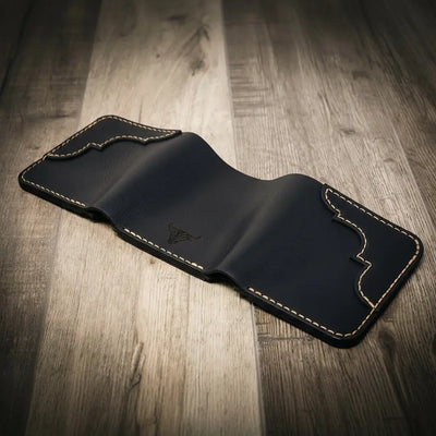 Mens western wallet in black
