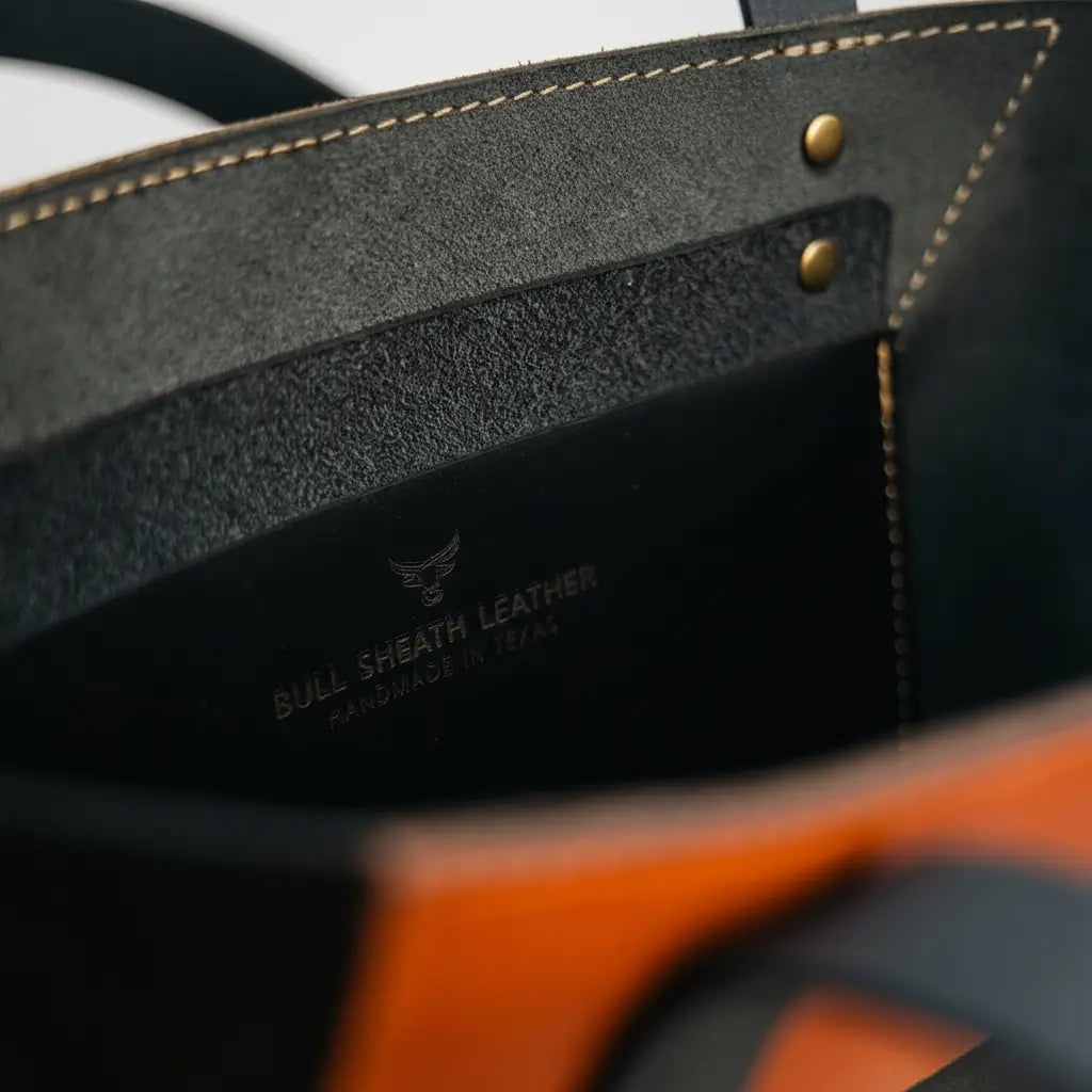 The Naomi Leather Tote Bag - Black