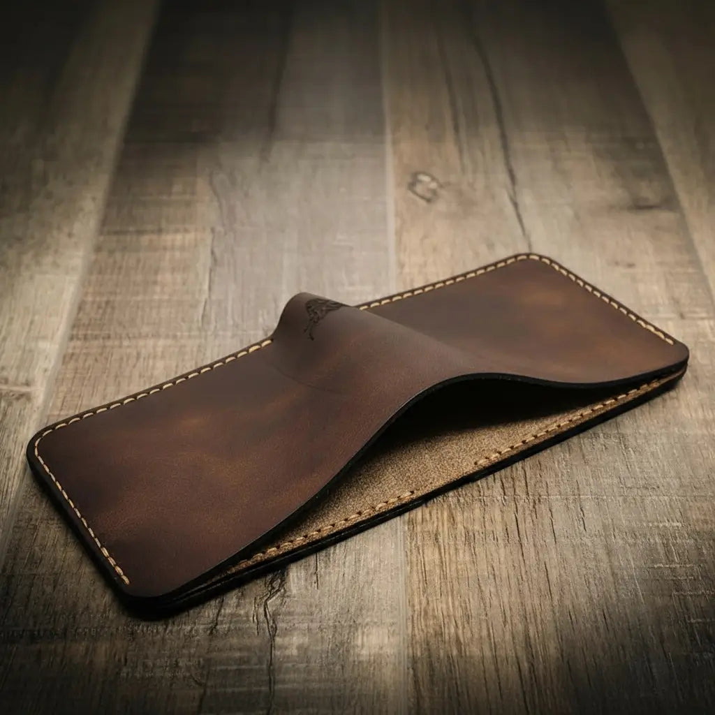 Large Brown Leather Bifold
