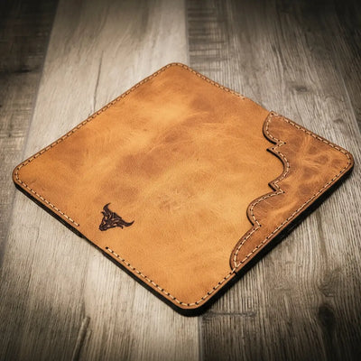 Mens Western Leather Long Wallet
