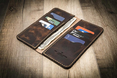 Brown Long Wallet