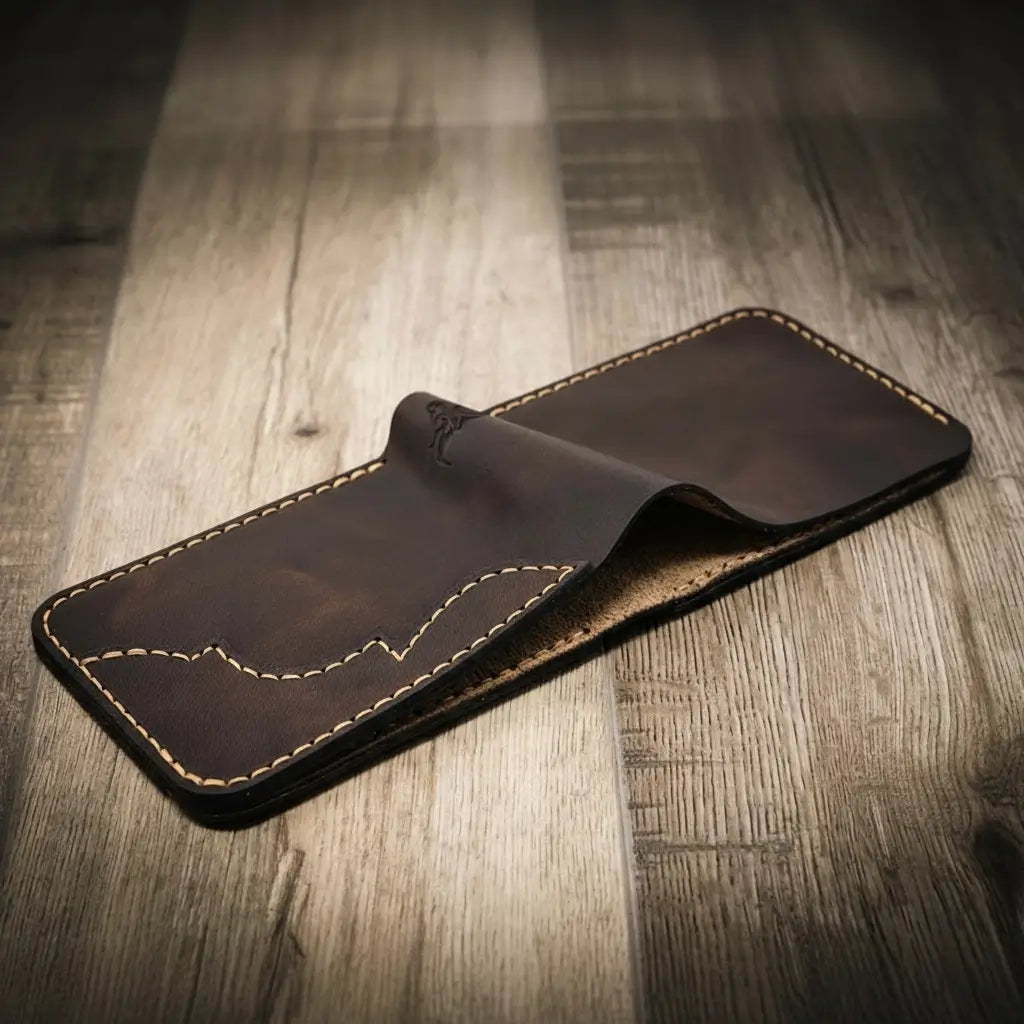 Western Bifold Wallet - Walnut
