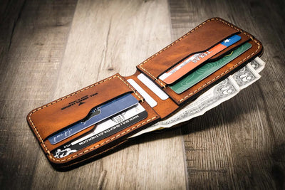 Mens Leather Bifold Wallet