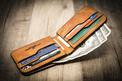Real Leather Bifold Wallet