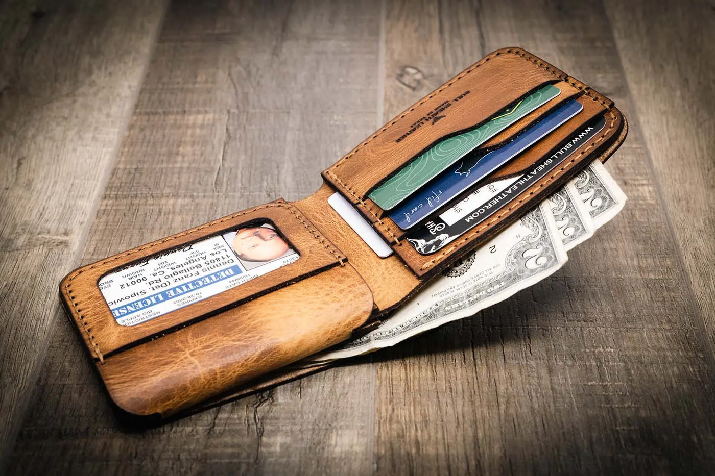 Custom Handmade Badge Wallet