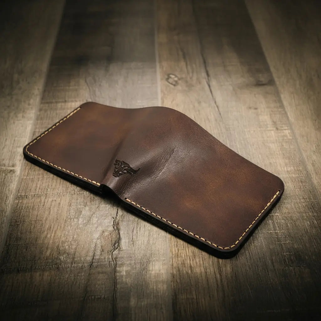 Large Brown Leather Bifold
