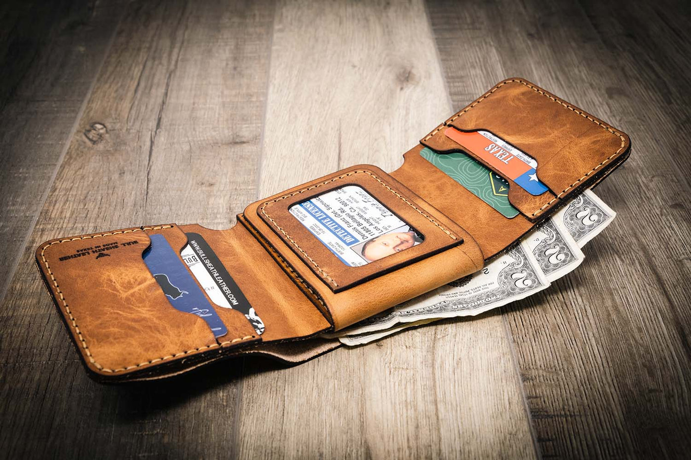 Law enforcement trifold wallet