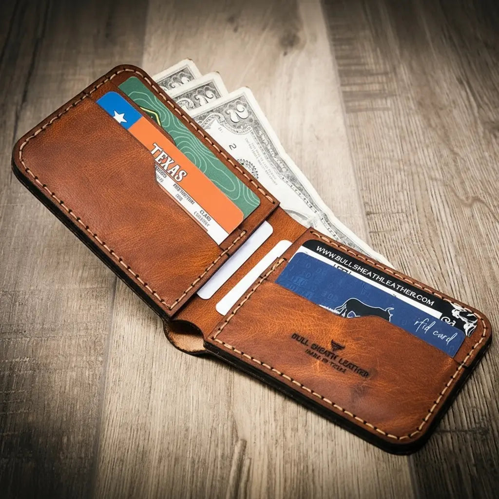 Western Bifold Wallet Made in the USA
