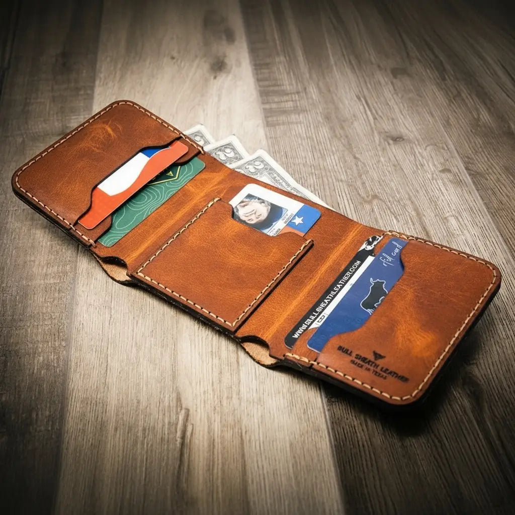 Leather Trifold Wallet
