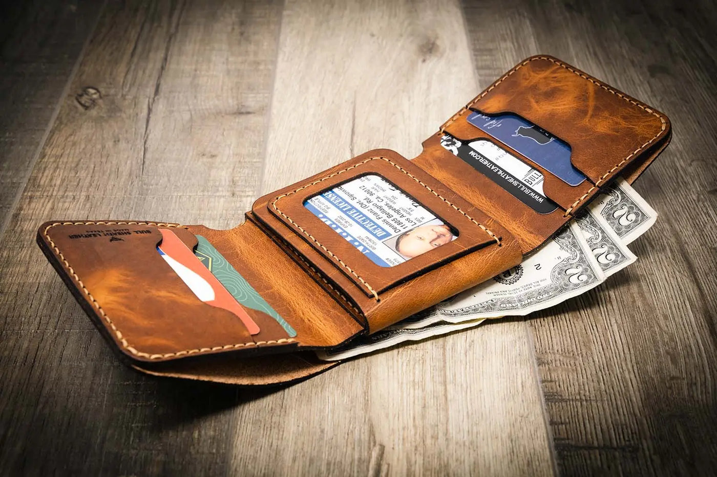 Made in the USA Trifold Badge Wallet