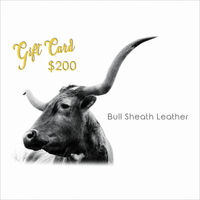 Bull Sheath Leather Gift Card