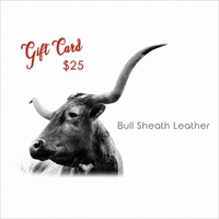 Bull Sheath Leather Gift Card
