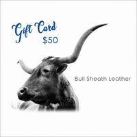 Bull Sheath Leather Gift Card
