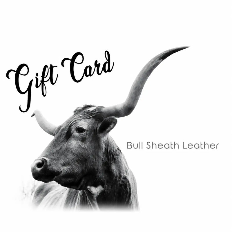 Bull Sheath Leather Gift Card