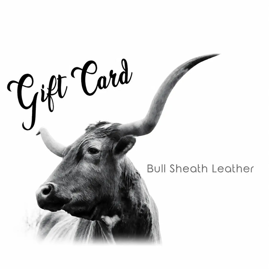 Bull Sheath Leather Gift Card