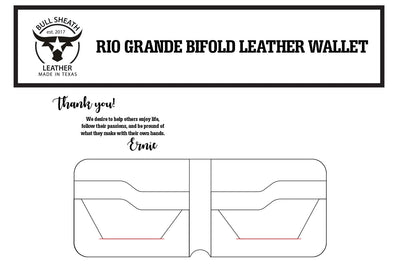 Buy Men's Leather Wallets Custom Handmade in the USA – Bull Sheath Leather