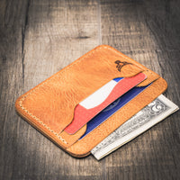 Slim Leather Wallet Credit Card Holder
