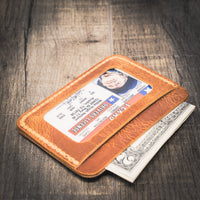 Pflugerville Card Wallet - Alternate View - Bull Sheath Leather