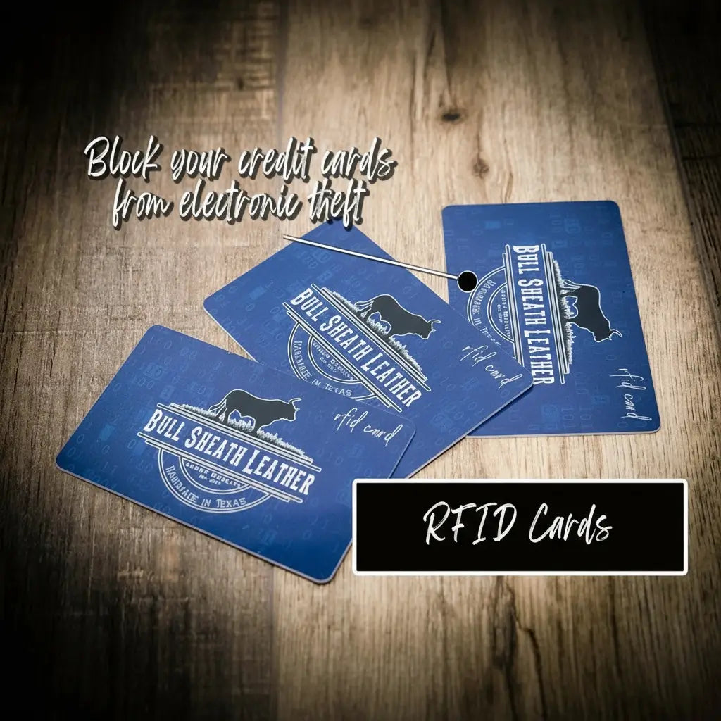 Big Bend Bifold Wallet - RFID Blocking Feature - Bull Sheath Leather