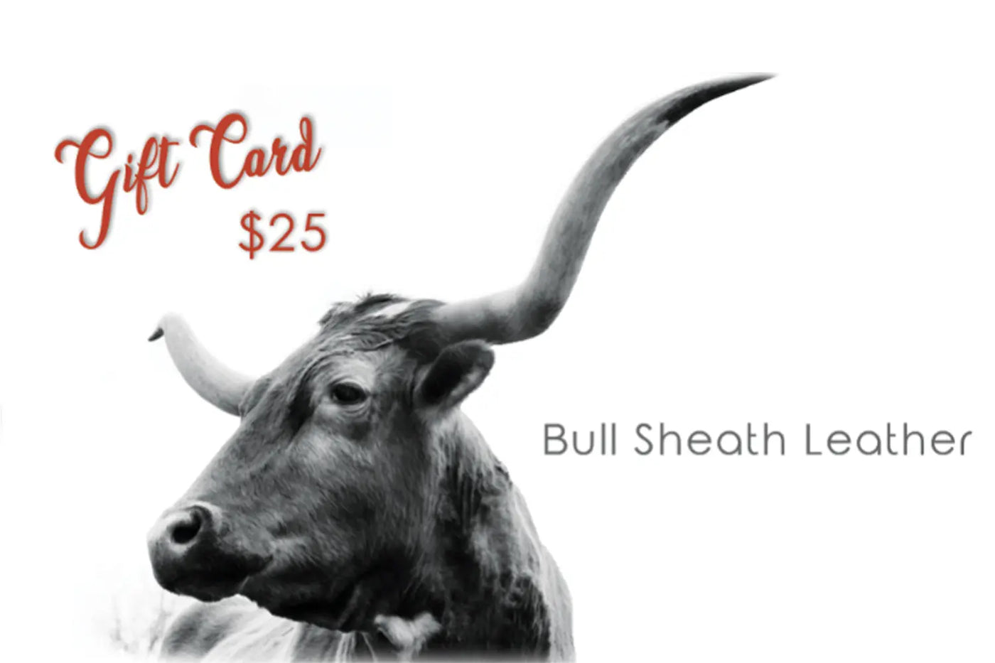 Bull Sheath Leather Gift Card Bull Sheath Leather