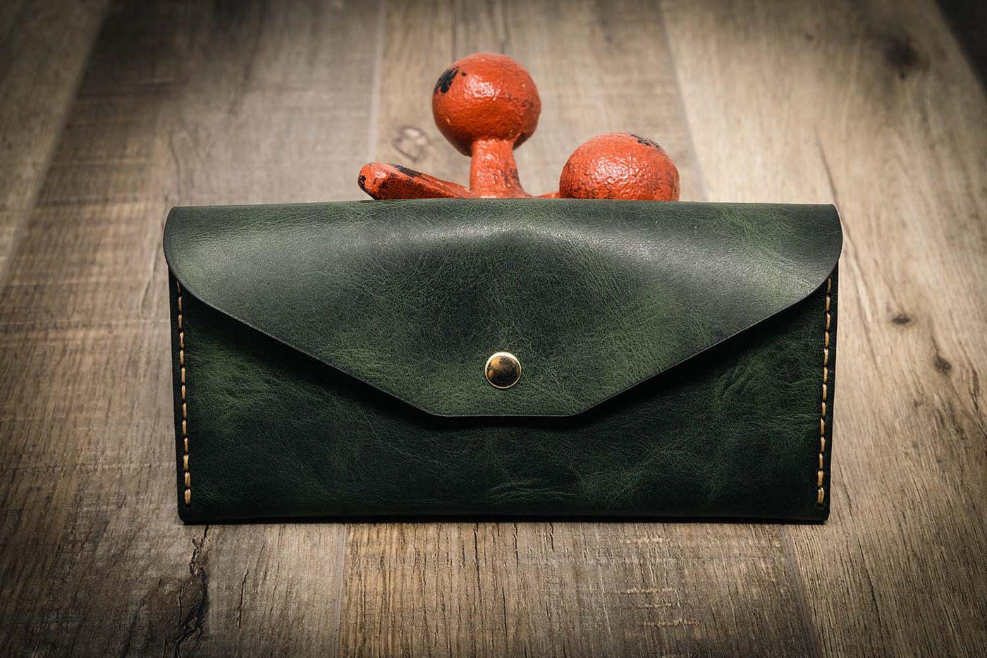 Women's Clutch Wallet | Clutch Leather Wallet - Green