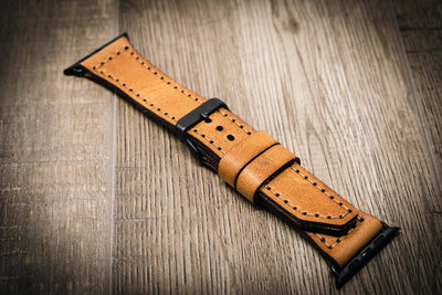 Apple Watch Leather Band - Brandy