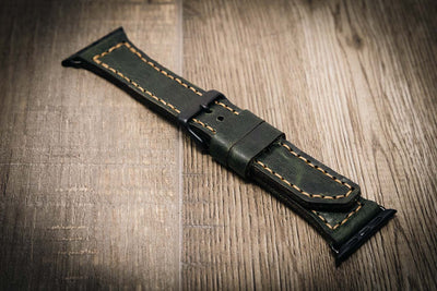 Apple Watch Leather Band - Green