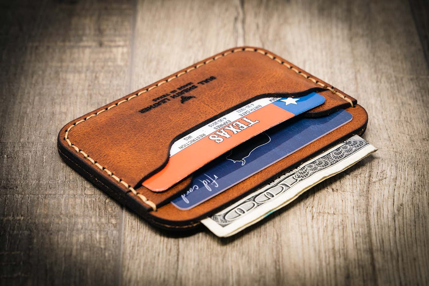 Slim Leather Wallet Credit Card Holder