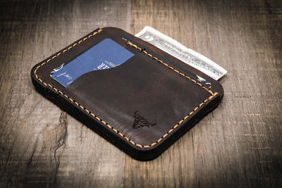 Leather Wallet. Hand made by a local craftsman, and a lifetime