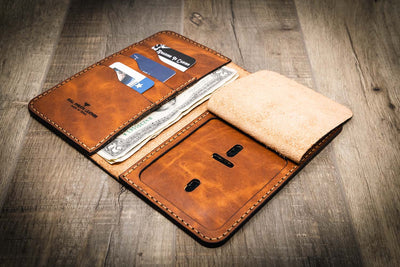 Leather Wallet - Custom Exotic - Texas Peace Maker