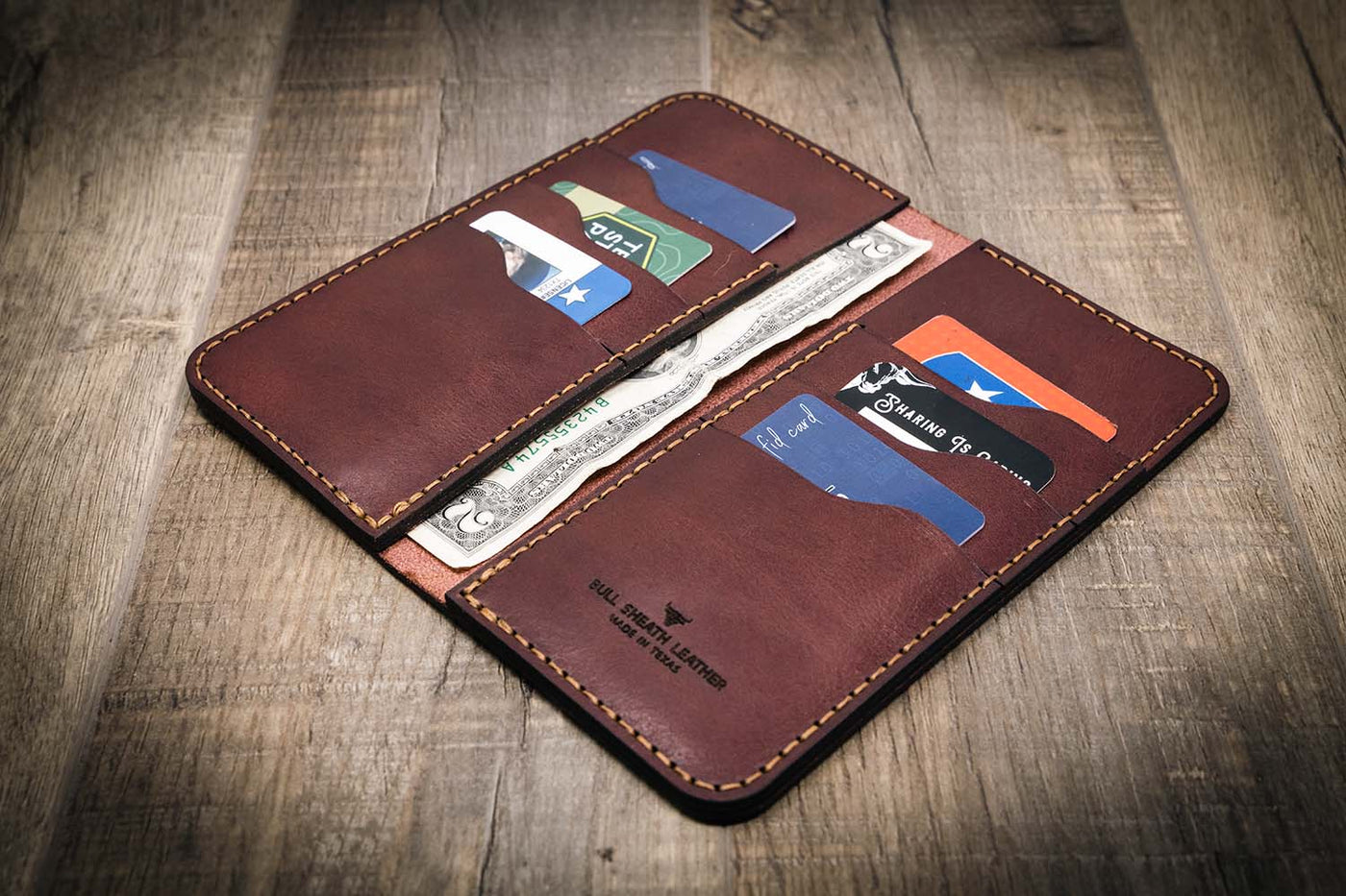 Long Wallet - The Houstonian - Russet Brown