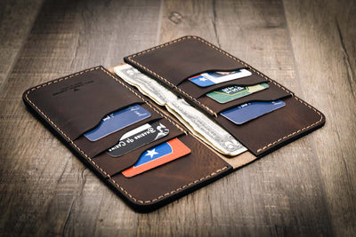 Custom Leather Long Wallet