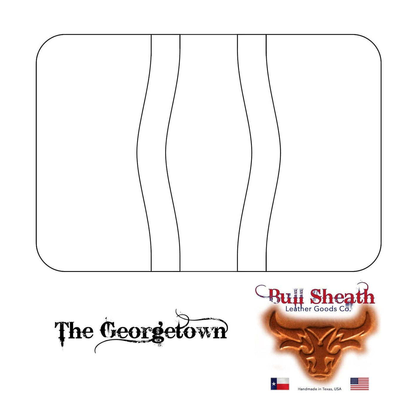 Leather Wallet Pattern - The Georgetown